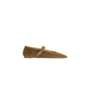 Taupe Ballerina met Bandje Le Monde Beryl , Beige , Dames