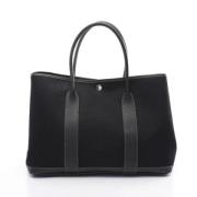 Pre-owned Leather handbags Hermès Vintage , Black , Dames