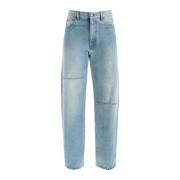 Hoge taille lichte wassing denim jeans MM6 Maison Margiela , Blue , He...