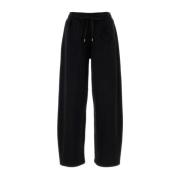 Zwarte katoenen joggers Stella McCartney , Black , Dames