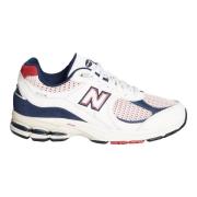 Leren en stoffen sneakers - Stijlvol model New Balance , Multicolor , ...