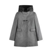 Grijze Toggle Coat geïnspireerd door montgomery Fay , Gray , Dames