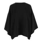 Satin Crew Neck Blouse Zwart By Herenne Birger , Black , Dames