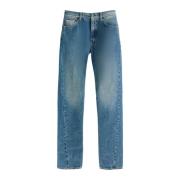 Jeans met gedraaide naden Maison Margiela , Blue , Heren