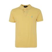 Empire Yellow Korte Mouw Gebreid Polo Ralph Lauren , Yellow , Heren