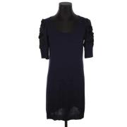 Pre-owned Wool dresses Louis Vuitton Vintage , Blue , Dames