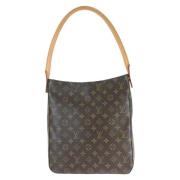 Pre-owned Canvas louis-vuitton-bags Louis Vuitton Vintage , Brown , Da...