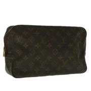 Pre-owned Canvas clutches Louis Vuitton Vintage , Brown , Dames