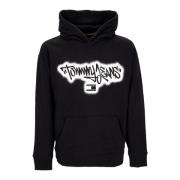 Graffiti Hoodie Lichtgewicht Sweatshirt Zwart Tommy Hilfiger , Black ,...