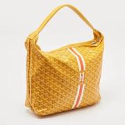 Pre-owned Canvas handbags Goyard Vintage , Yellow , Dames