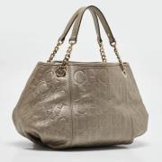 Pre-owned Leather handbags Carolina Herrera Pre-owned , Gray , Dames