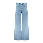 Lemony Ice Blue Flared Denim Jeans Isabel Marant , Blue , Heren