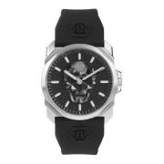 The $kull King Horloge Philipp Plein , Black , Heren