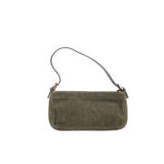 Pre-owned Fabric fendi-bags Fendi Vintage , Green , Dames