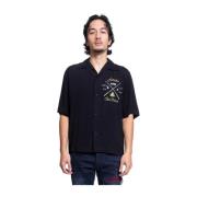 Pool Cue Bowling Shirt in Zwart Amiri , Black , Heren