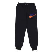 Zwarte Club Jogger met Zakken Nike , Black , Heren