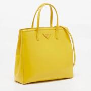 Pre-owned Fabric totes Prada Vintage , Yellow , Dames