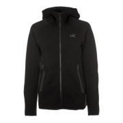 Fleece Hoody met ritssluiting Arc'teryx , Black , Heren