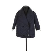 Pre-owned Cotton outerwear Burberry Vintage , Blue , Dames