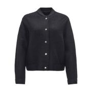 Stijlvolle Jas met Hosana Detail Opus , Black , Dames