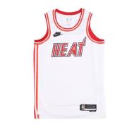 Miami Heat Basketball Tank Top Nike , White , Heren