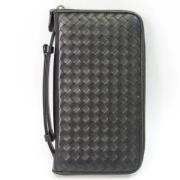 Pre-owned Leather wallets Bottega Veneta Vintage , Black , Dames