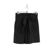 Pre-owned Cotton bottoms Miu Miu Pre-owned , Black , Dames