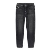 Klassieke Straight Fit Denim Jeans Tommy Jeans , Black , Heren