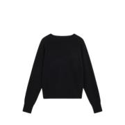 Zachte Cashmere Sweater voor Vrouwen Liviana Conti , Black , Dames