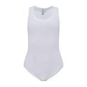 Geribbelde bodysuit Alaïa , White , Dames