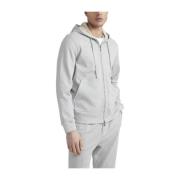 Zachte katoenen sweatshirt met tricot afwerking Peserico , Gray , Here...