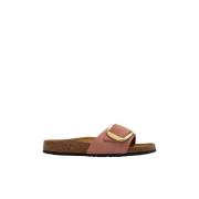 ‘Madrid Big Buckle’ slides Birkenstock , Pink , Dames