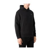 Moderne Grafische Hoodie Stamp Calvin Klein , Black , Heren