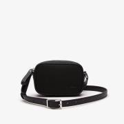 Minimalistische Cross Body Tas met Krokodil Metalen Accent Lacoste , B...