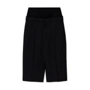 Geplooide shorts Alaïa , Black , Dames