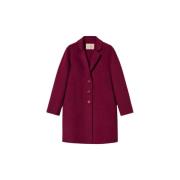 Stijlvolle Jas voor Vrouwen Twinset , Red , Dames