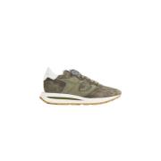 Khaki Green Tropez Sneakers Philippe Model , Green , Dames