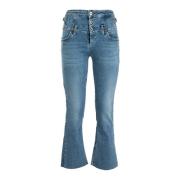 Hoge Taille Skinny Jeans Liu Jo , Blue , Dames