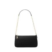 Zwarte Empire Medium Pouchette Tas Michael Kors , Black , Dames