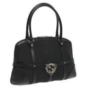 Pre-owned Canvas totes Gucci Vintage , Black , Dames