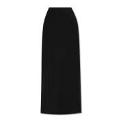 Rok met split aan de achterkant Balenciaga , Black , Dames