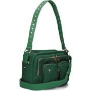 Groene Nylon Schoudertas Ellie Núnoo , Green , Dames