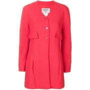 Pre-owned Wool outerwear Chanel Vintage , Red , Dames