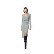 Elegant Tube Dress - Array Hanita , Gray , Dames