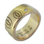 Pre-owned Rose Gold rings Cartier Vintage , Yellow , Dames