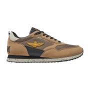 Lage Sneakers Aeronautica Militare , Beige , Heren