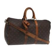 Pre-owned Canvas travel-bags Louis Vuitton Vintage , Brown , Dames