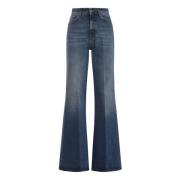 Klassieke Denim Jeans voor Dagelijks Gebruik Dondup , Blue , Dames