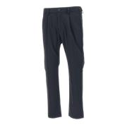 Blauwe Vintage Style Broek Herno , Blue , Heren