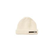 Gebreide Beanie Hoed Natuurlijk Wit Oamc , Beige , Unisex